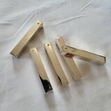 5 silver-plated knife holders, Ste NPA goldsmith hallmark