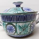 Soup tureen by La Roue Vallauris, Vintage Ceramics, Robert Picault