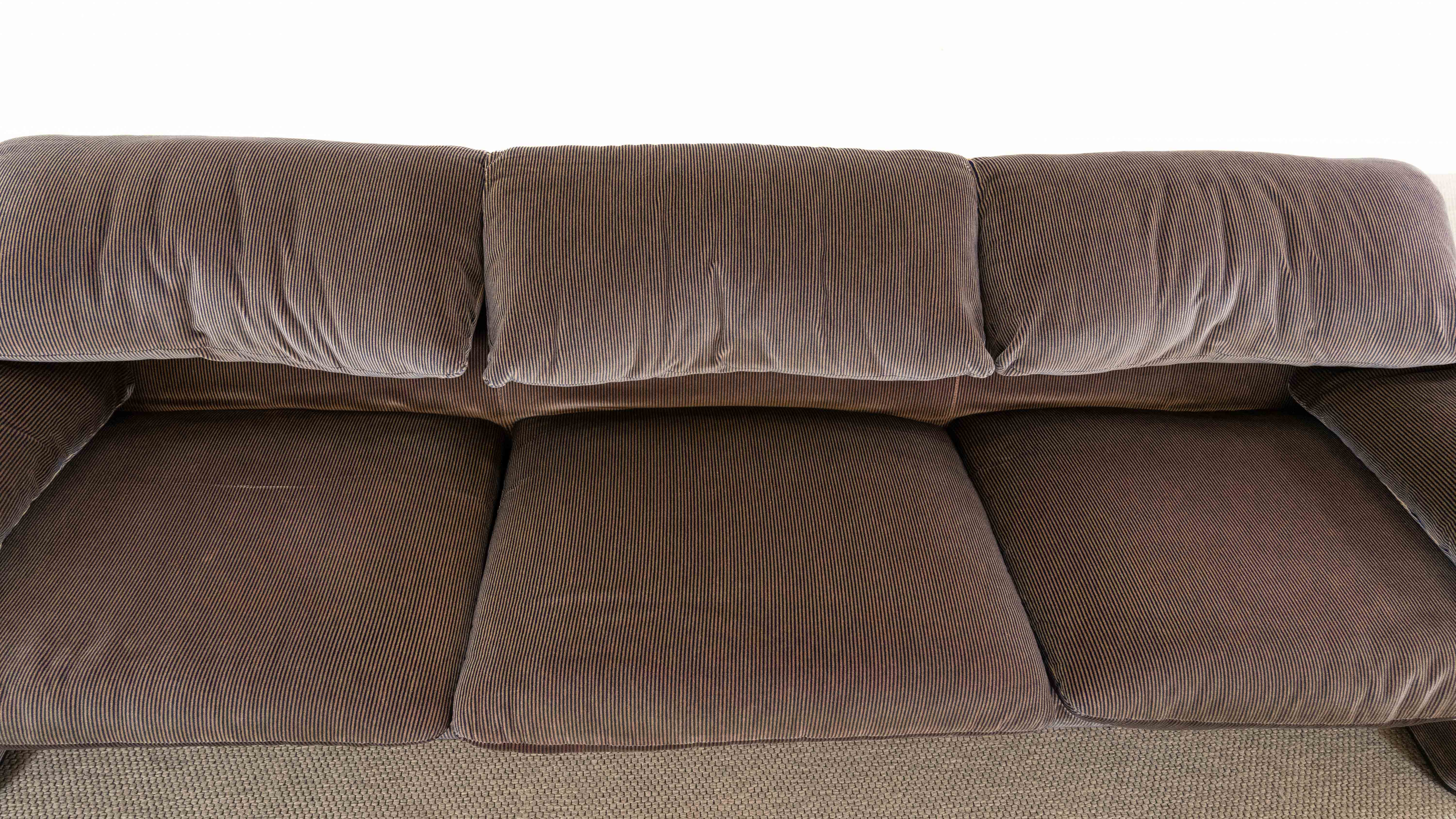 Maralunga 3-seater sofa by vico magistretti for cassina, italy