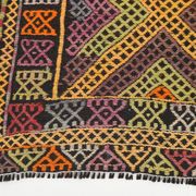 5x8 Yellow & Red Handmade Kilim Rug, 150x247Cm