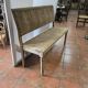 Banquette bistrot en bois , 120cms de long