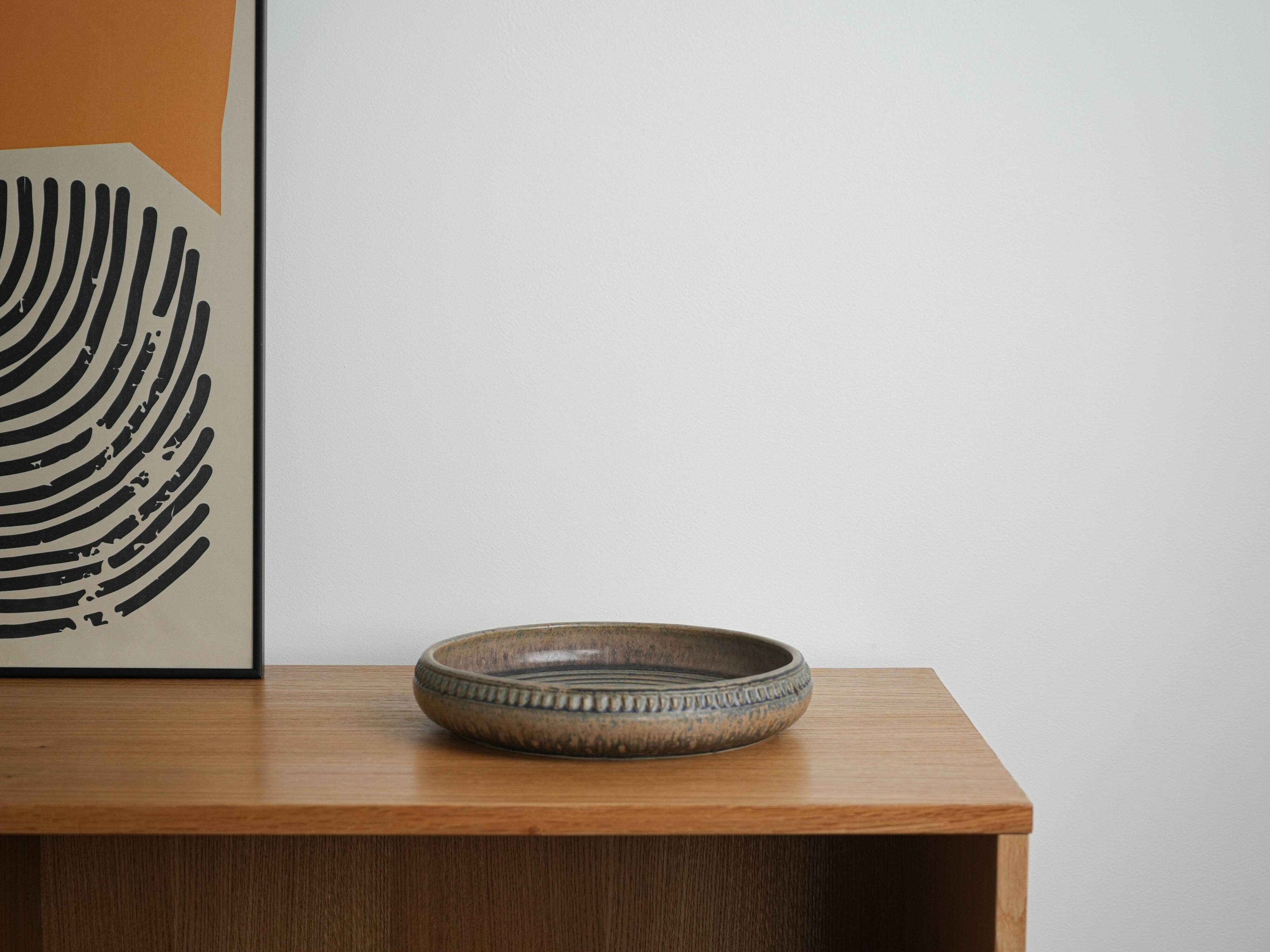 Ceramic bowl, Danish design, 1960s, manufactured by Lovemose