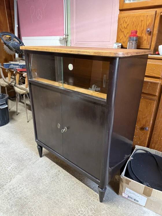 Vitrine d'exposition vintage