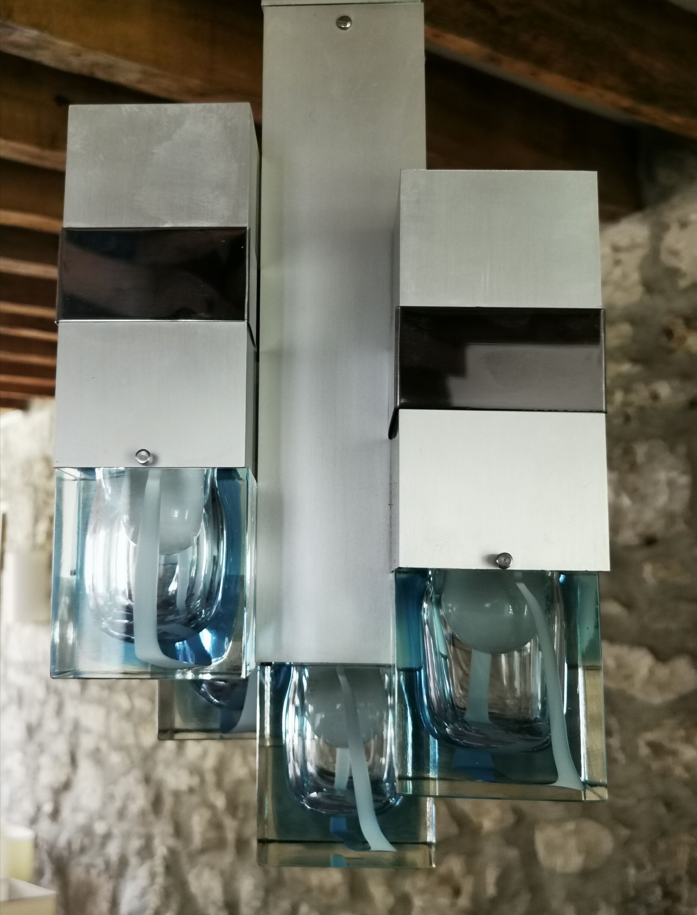 Cubic" chandelier produced by Maison Sciolari in Milan