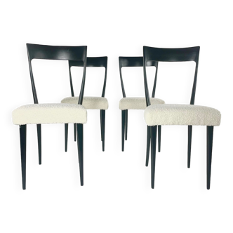 Set of 4 modernist chairs