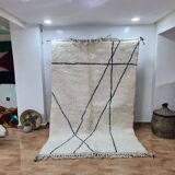 Handmade wool Berber rug 250x150 cm