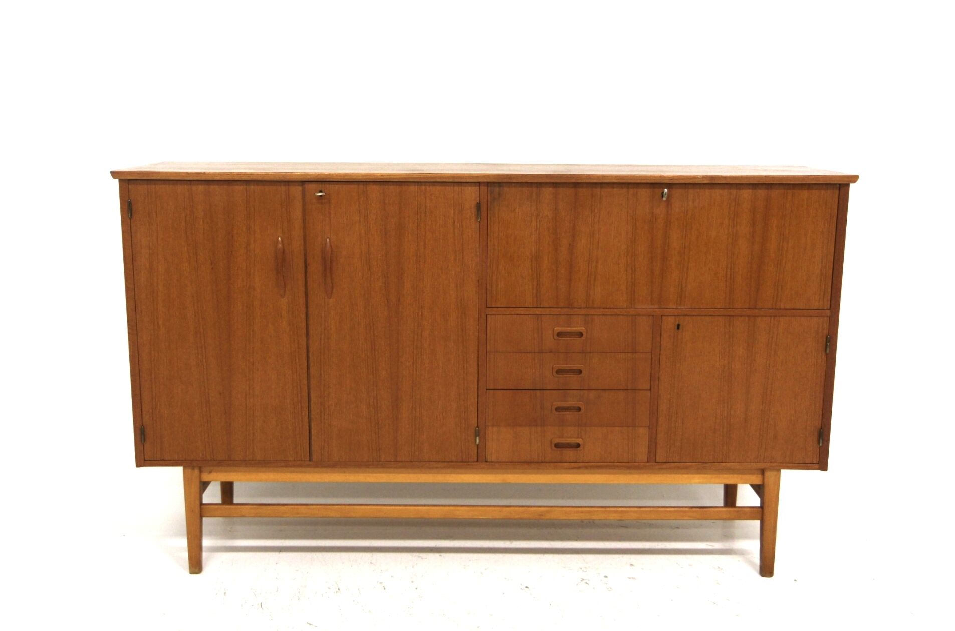 Enfilade scandinave en teck, Suède, 1960