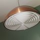 Rare vintage pendant chandelier Denmark Sven Middelboe for Nordisk Solar