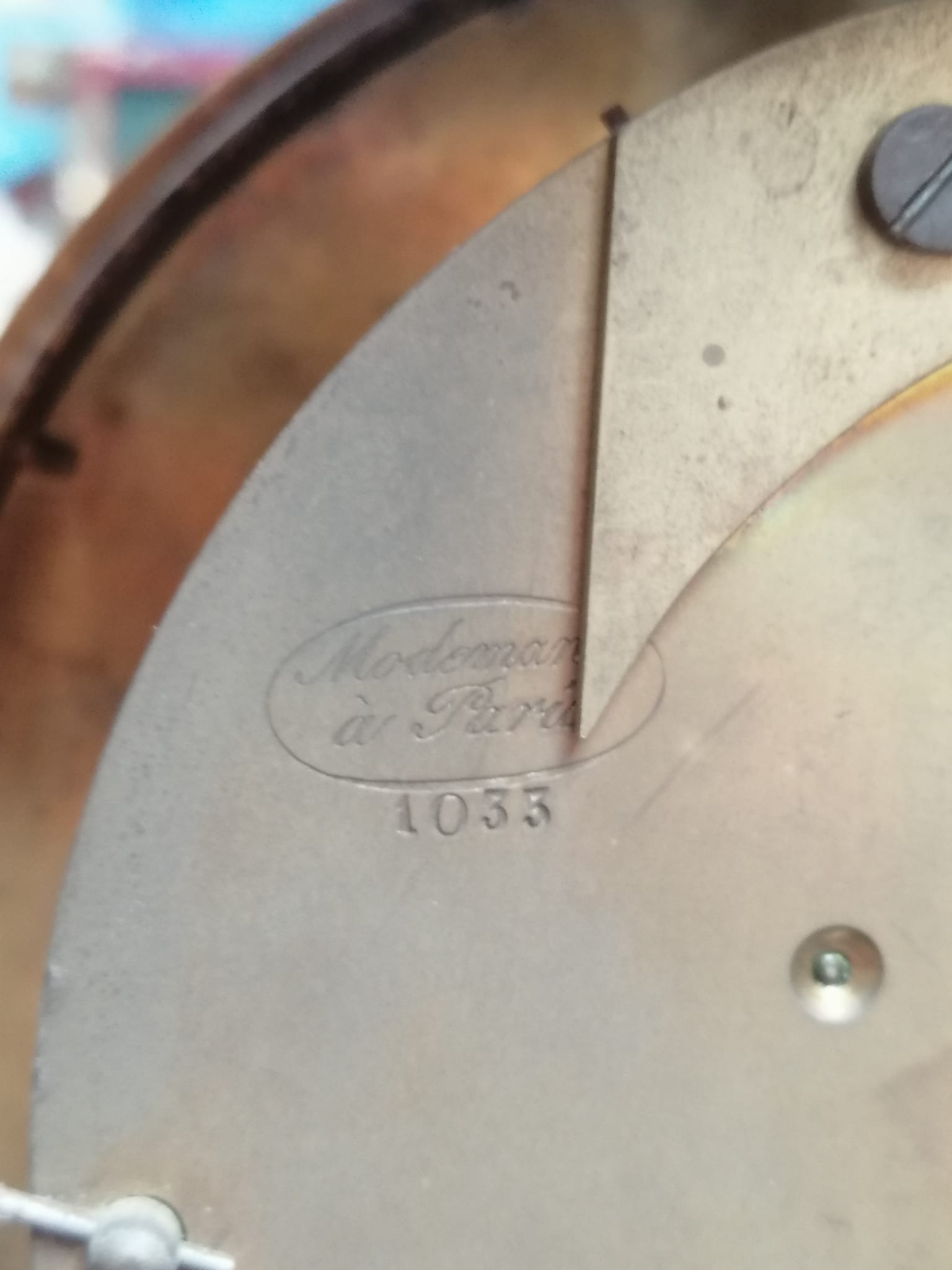 Empire chimney clock