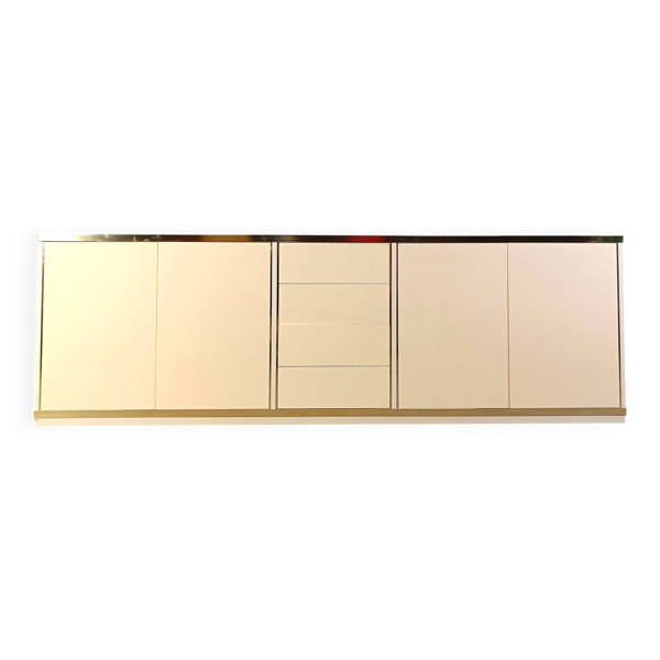 Enfilade laquée vintage, années 1980