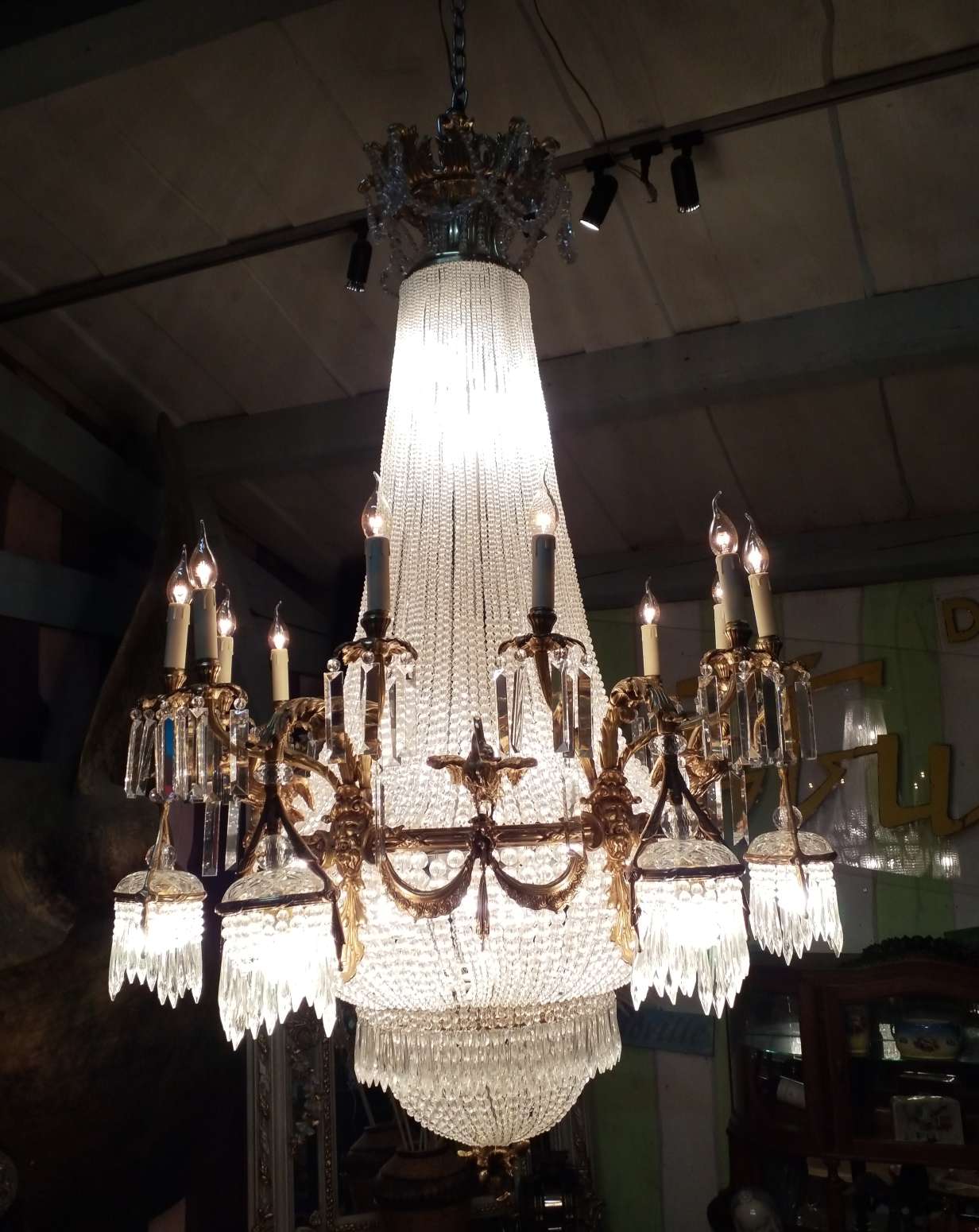 Large chandelier