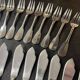 Set of 12 ERCUIS fish forks and 12 fish knives, Vieux Paris model