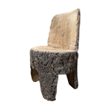 Vintage tree trunk chair