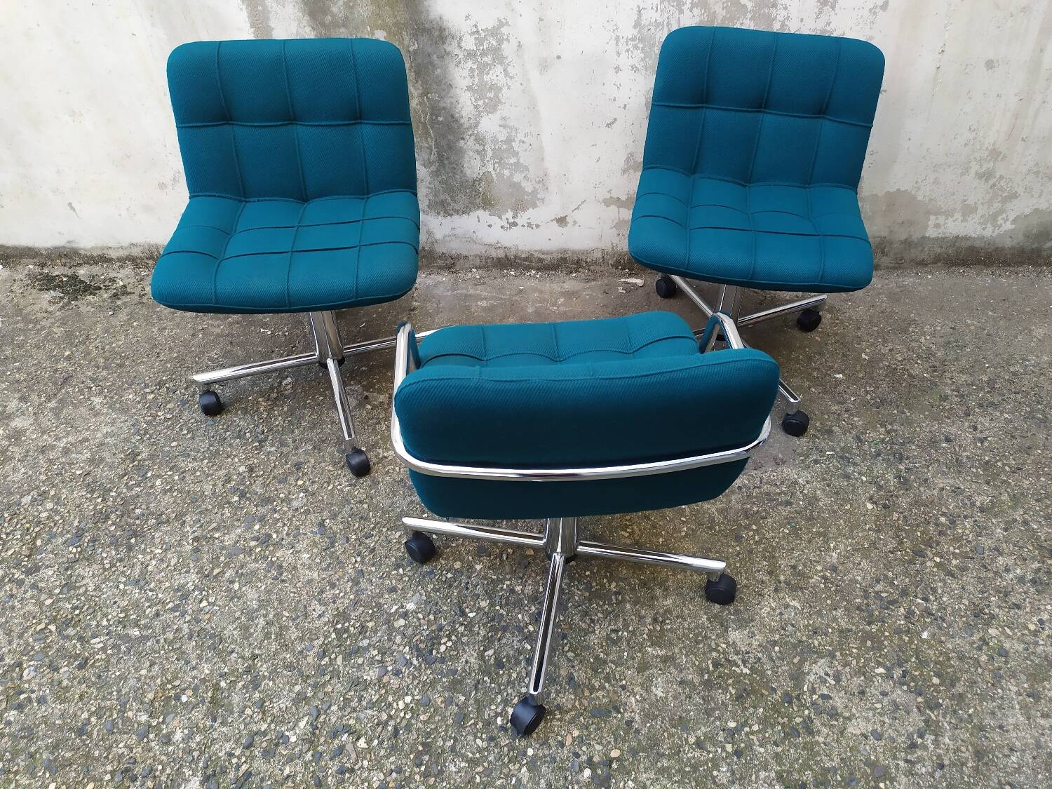Fauteuils bureau Airborne vintage