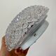 Vintage diamond-tipped glass wall lamp/ceiling lamp