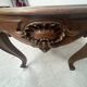 Louis XV style desk in solid walnut, 19th century