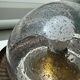 Plafonnier Hillebrand en verre bullé