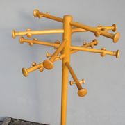 Scandinavian wooden coat rack by Nanna Ditzel