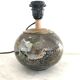 80s glazing glass ball lamp foot