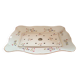 Grand plat égouttoir à motif Barbeau.