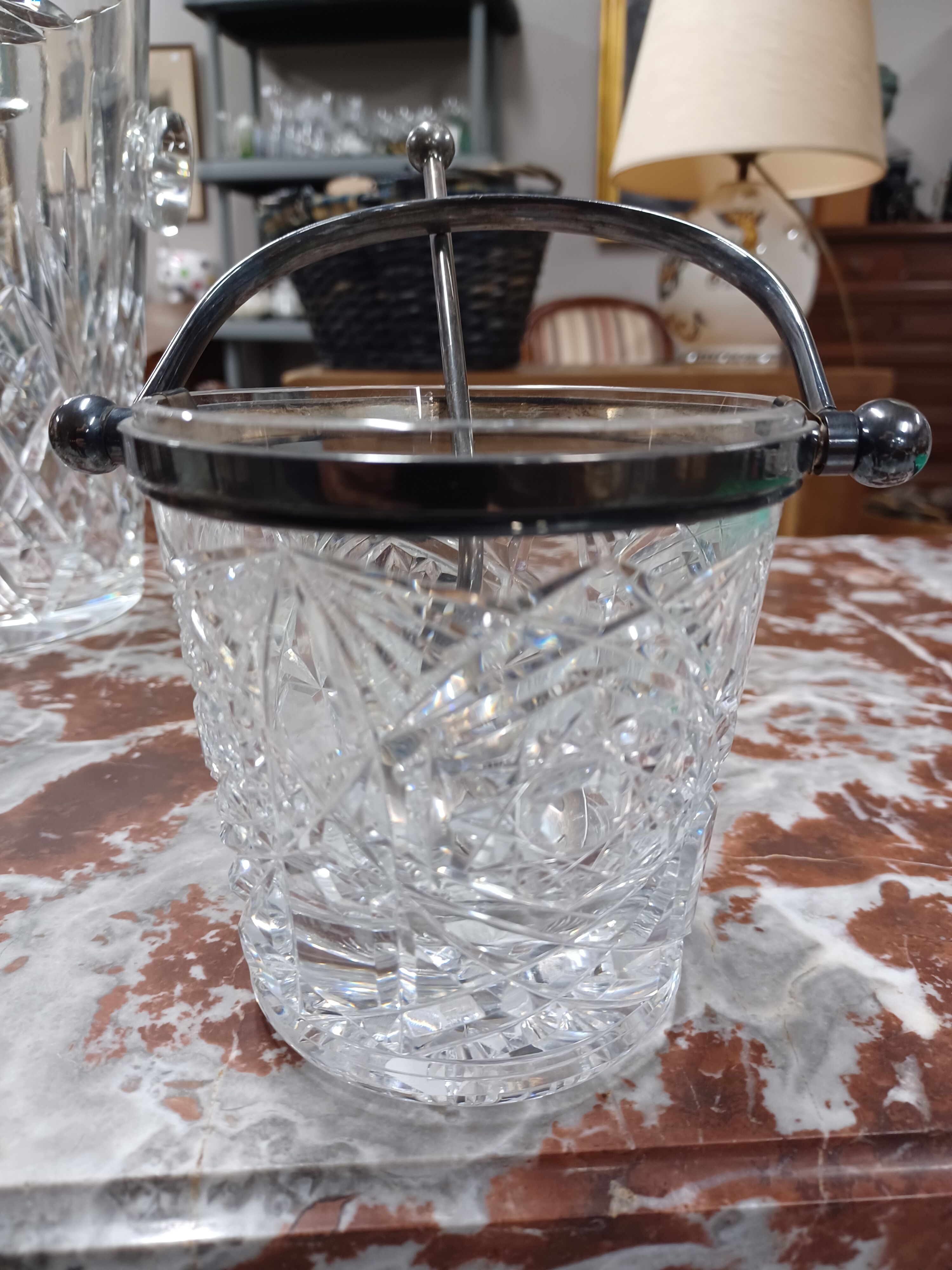 Baccarat crystal ice bucket