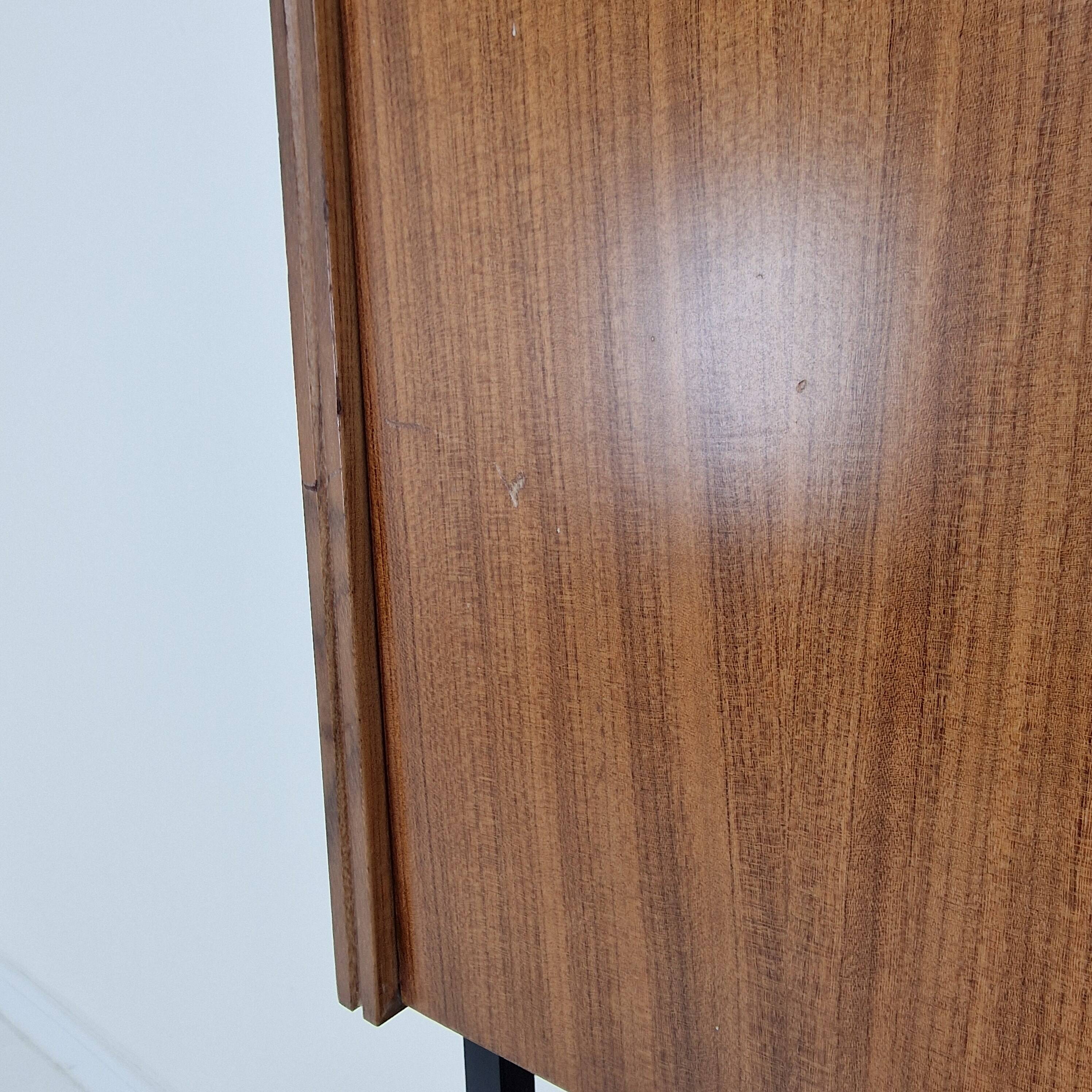 Italian Free Standing Teak Shelving Unit, 1950's