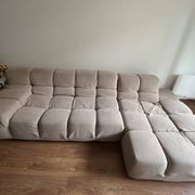 Tufty-Time sofa with chaise longue - beige