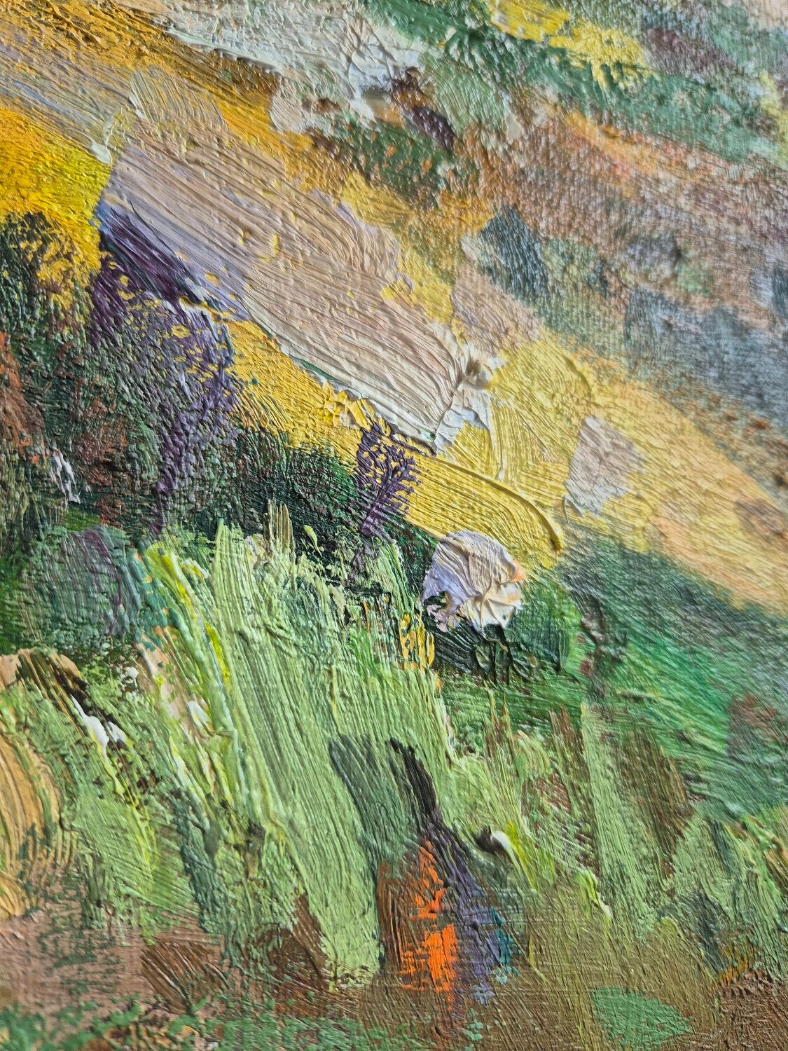 Provençal Landscape - Oil on canvas