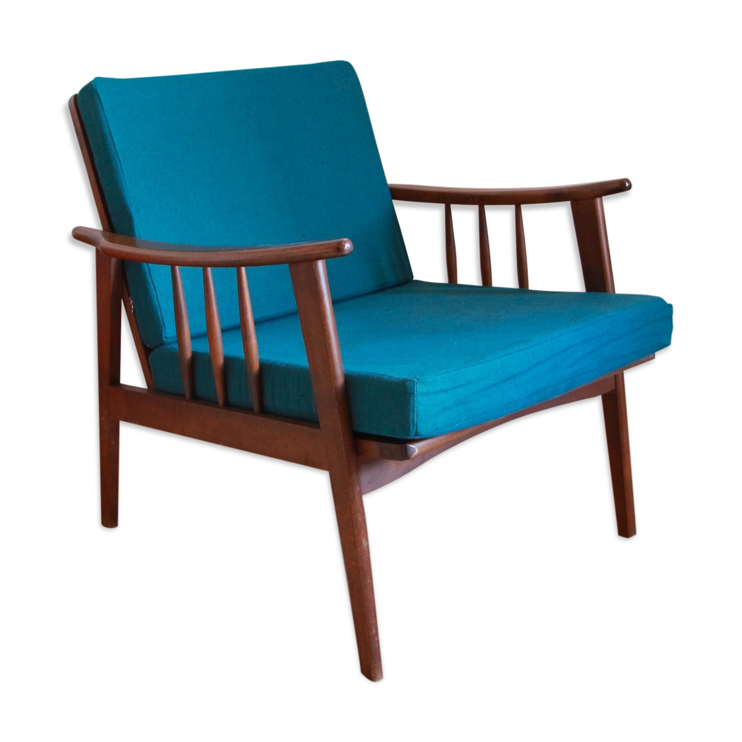 Scandinavian armchair in teak