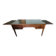 Bureau style notaire bois et cuir