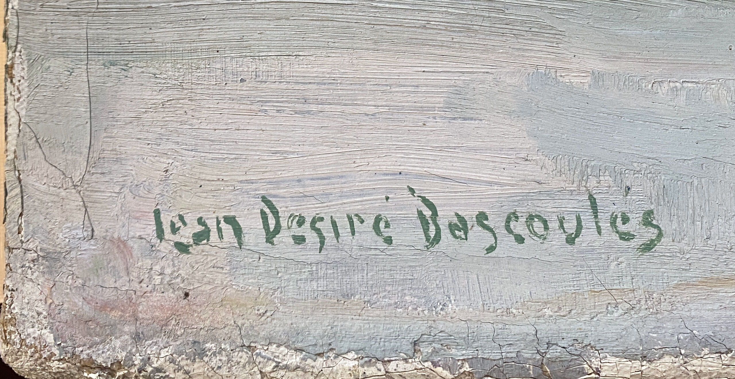 Painting "Landscape of Algeria" Jean-Désiré Bascoulès (1886/1976) HST Orientalist