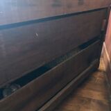 Professional furniture in light oak carved wood