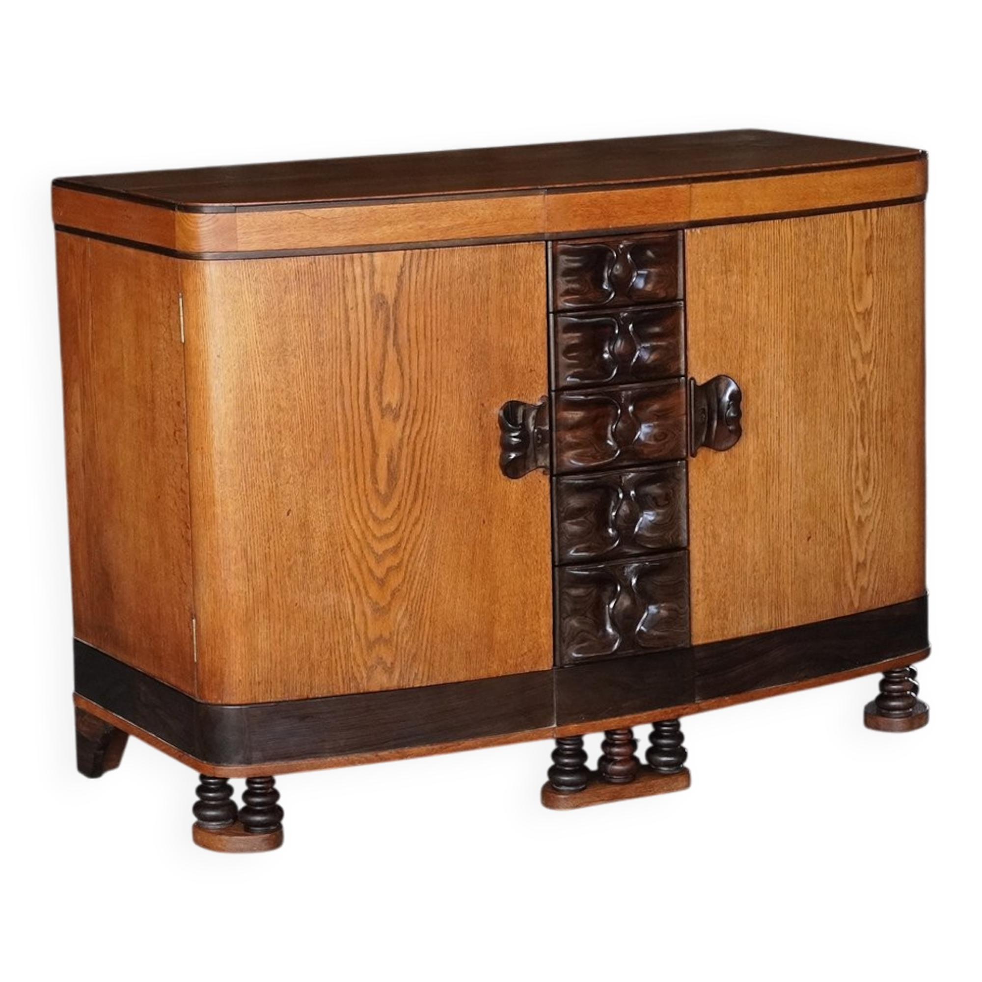 Amsterdamse School Cabinet by Willem Rädecker, Netherlands, 1920s