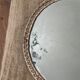 Miroir velours vintage 31x31