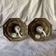 Pair of vintage brass lamp bases