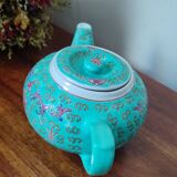 Vintage Min Shou Porcelain teapot turquoise