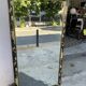 Beveled mirror empire mahogany