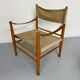 Danish Scandinavian safari chair from the 60s by Farstrup Stolen