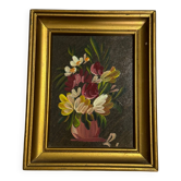 Vintage flower painting