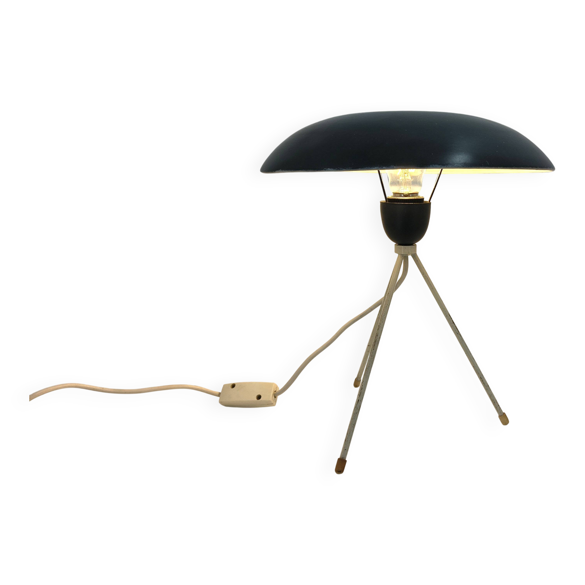 Very rare desk lamp by Louis Kalff for Philips, 1950s