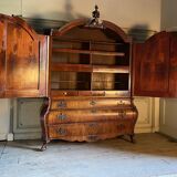 Deux corps en acajou blond de Cuba, Hollande, XVIIIème siècle