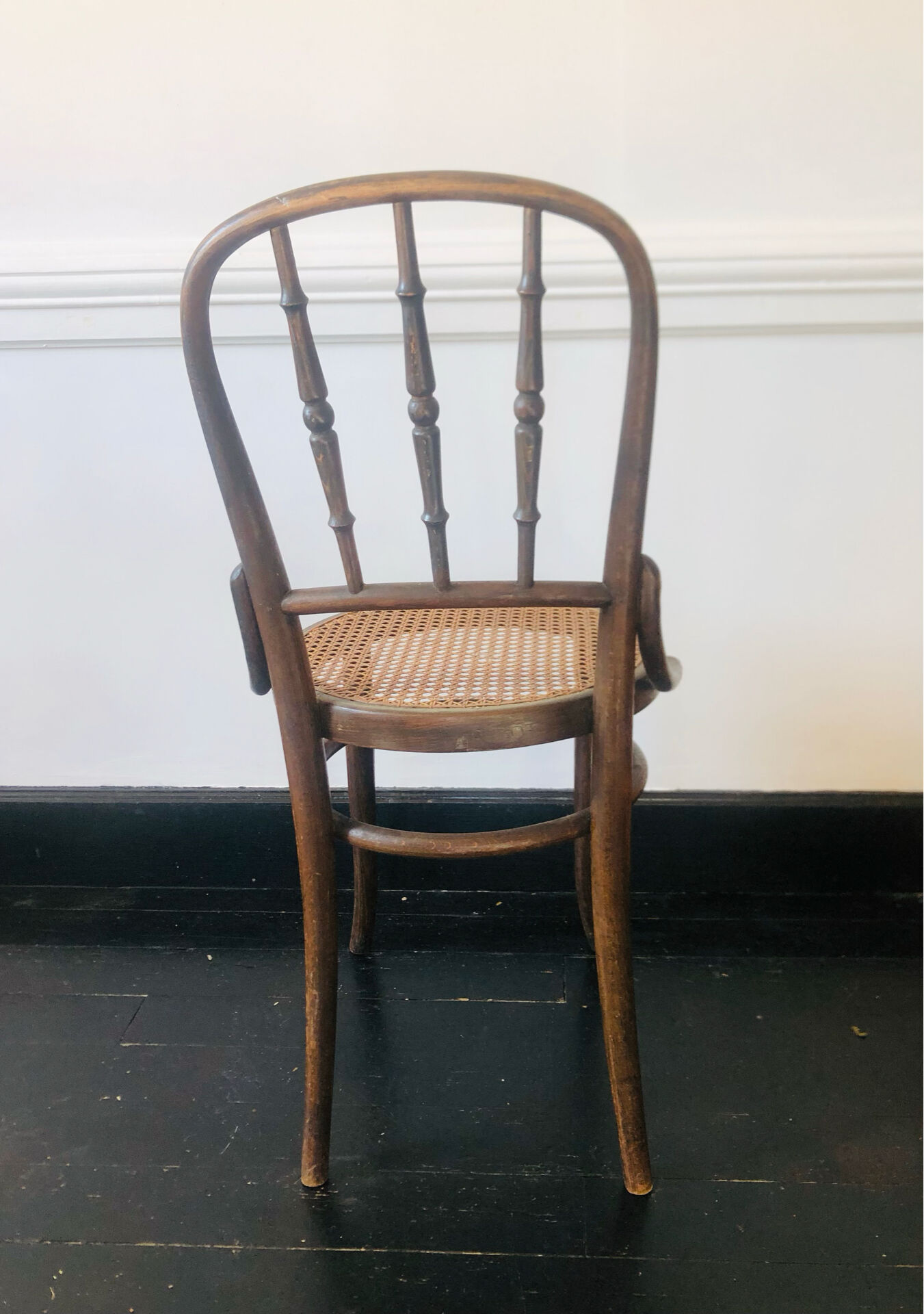 Pair of chairs signed Thonet