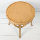 Mid Century Pouf Bois courbé Bois Pouf en bois Chevet Pouf à fleurs Skandi Scandinave D