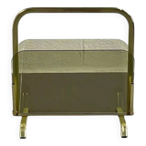 Porte revue en laiton et verre