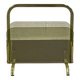 Brass and glass magazine rack