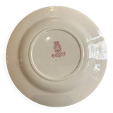 Iron earth porcelain plate from Gien