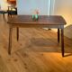 Vintage Scandinavian oak table "Mette"