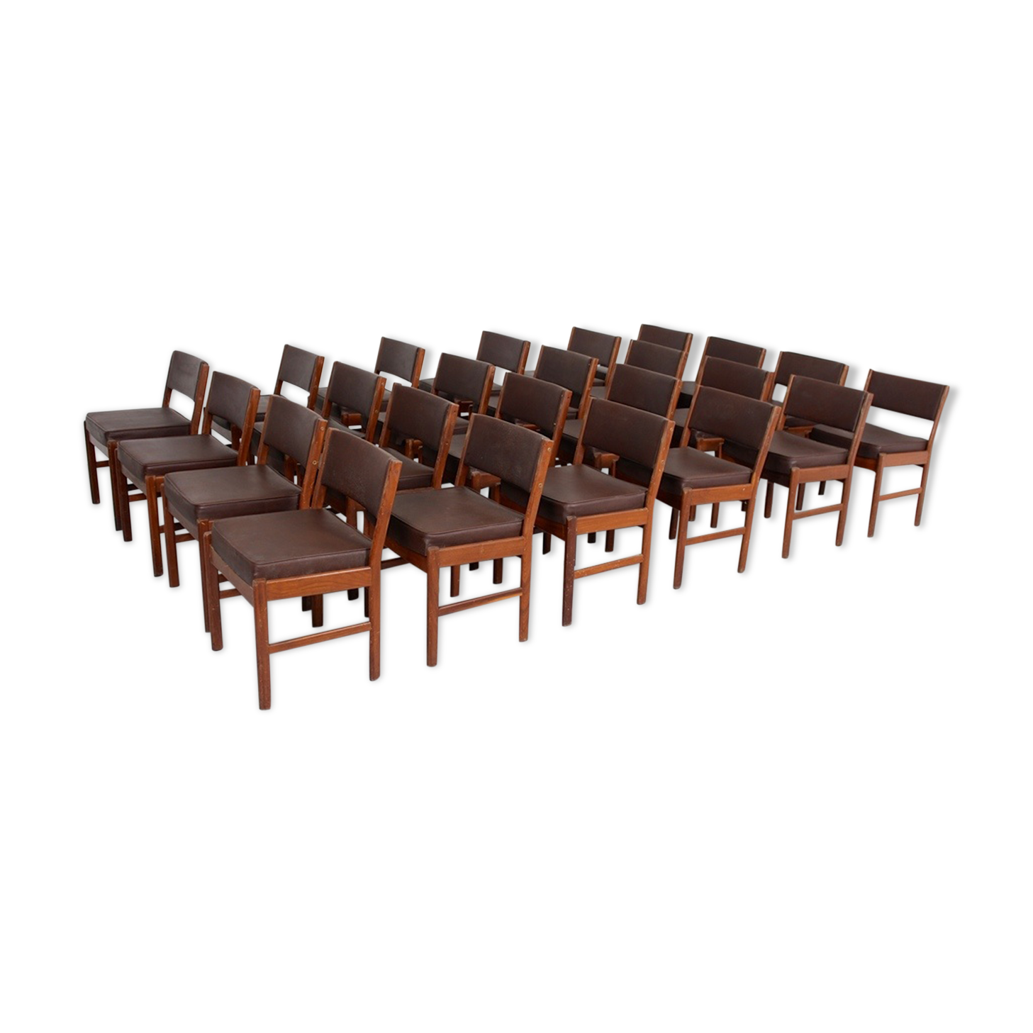 Lot of 24 chairs Scandinavian