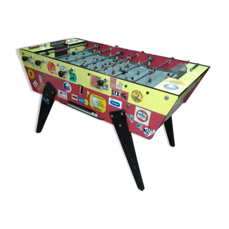 Vintage table football in formica from the 50s/60s