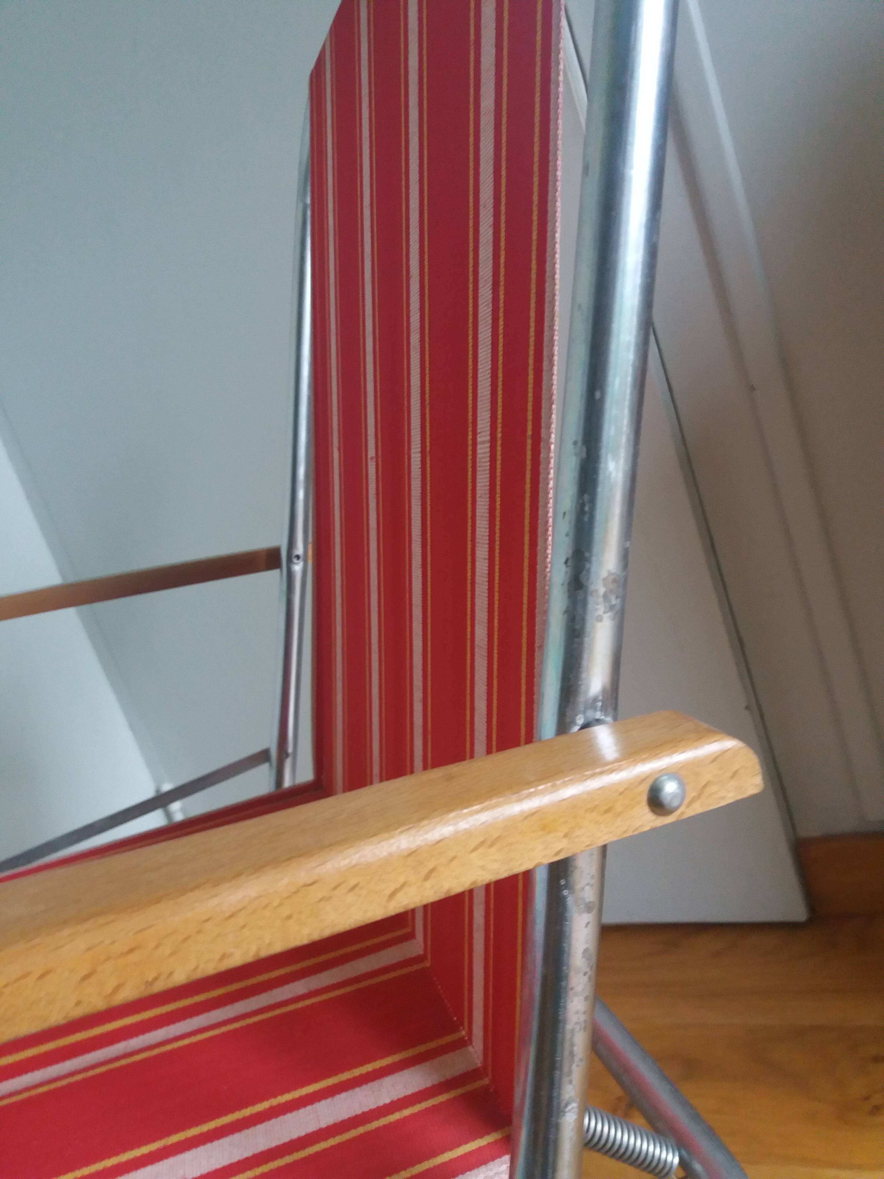 Folding garden or camping armchair